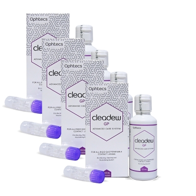 Ophtecs Cleadew GP Sparpack 4 x a (120ml Cleadew GP Lösung, 30 Tabs, 1 Behälter)