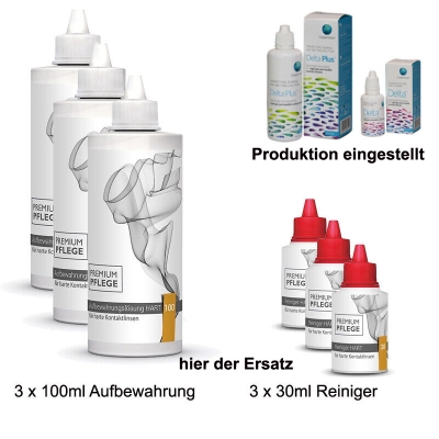 Ersatz für Delta Plus Reiniger und Aufbewahrung - Premium Pflege Reiniger und Aufbewahrung