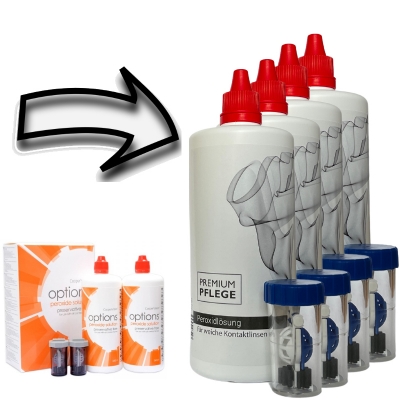 Aus Options Peroxide Solution wird Premium Pflege Peroxid 4x360ml / 4 Behälter