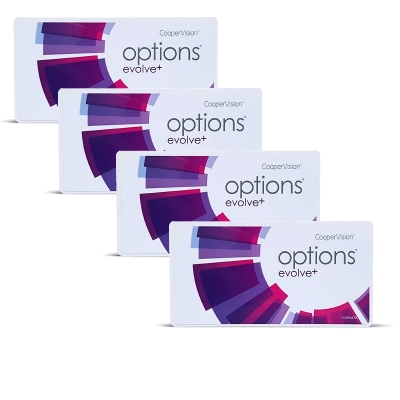 Options Evolve + Sparpack - 4 Boxen- 24 Linsen versandkostenfrei