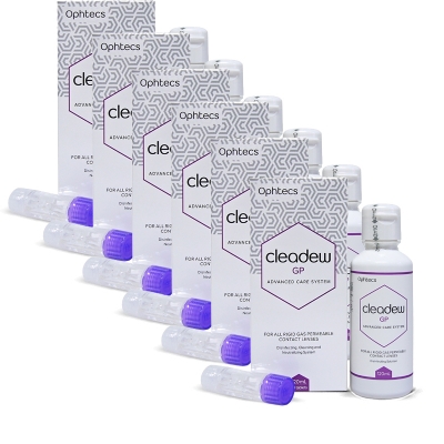 Ophtecs Cleadew GP Sparpack 6 x a (120ml Cleadew GP Lösung, 30 Tabs, 1 Behälter)