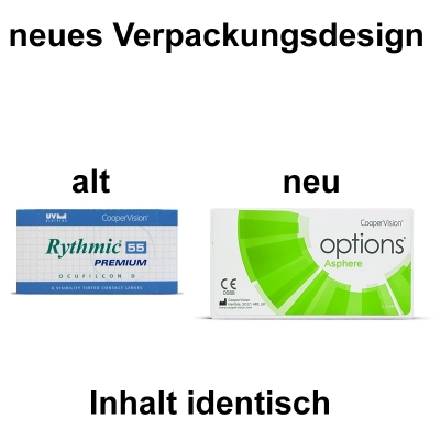 Die Rythmic 55 Premium heißt ab jetzt Options Asphere 6er Box