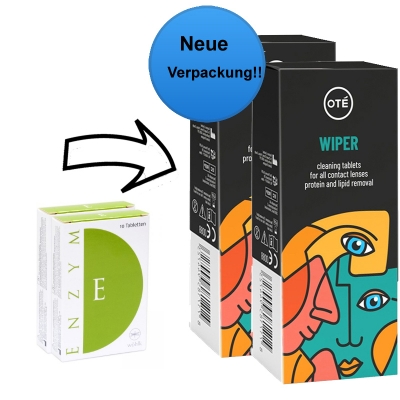 Aus Wöhlk Enzym - Sparpack 2 x 10 Tabletten werden Ote Wiper Enzymtabletten 2 x 10 Tabletten