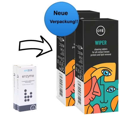 Aus Avizor Enzyme - Sparpack 2 x 10 Tabletten werden Ote Wiper Enzymtabletten 2 x 10 Tabs