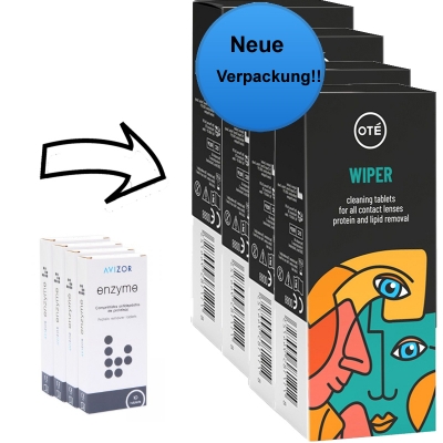 Aus Avizor Enzyme - Sparpack 4 x 10 Tabletten werden Ote Wiper Enzymtabletten 4 x 10 Tabs