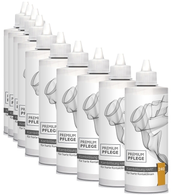 Premium Pflege - Kombilösung HART Sparpack 10 x  240ml