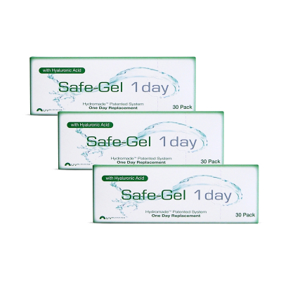 Safilens Safe Gel 1 Day (Safilens) 90 Tageslinsen (3x30er) Sparpack