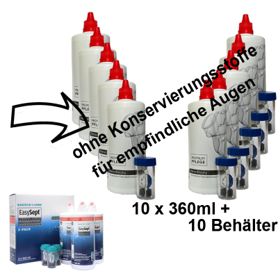 Ersatz für EasySept- Premium Pflege Peroxid 10x360ml / 10 Behälter