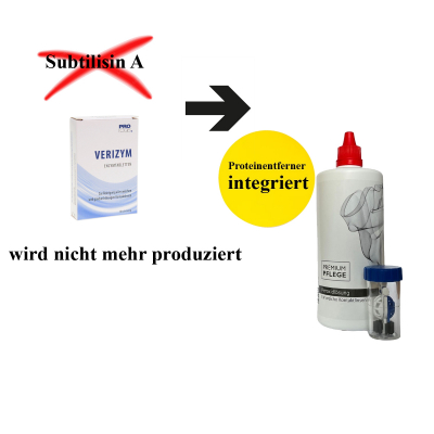 Ersatz für Verizym Enzymtabletten ---Premium Pflege Peroxidlösung 360 ml- 1 Behälter / mit integrierten Proteinentferner