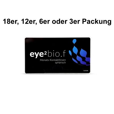 eye2 BIO.F Monats Kontaktlinsen Sphärisch 18er, 12er, 6er oder 3er Pack