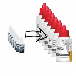 Aus Optosol CL 66 Reiniger XXL Sparpack 7 x  30ml wird Premium Pflege Reiniger Hart 7 x 30ml ohne abrasive Partikel