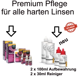 Ersatz für Total Care Reiniger und Aufbewahrung - Premium Pflege Reiniger und Aufbewahrung