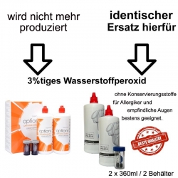 Ersatz für Options Peroxid /Premium Pflege Peroxid 2x360ml+2 Behälter