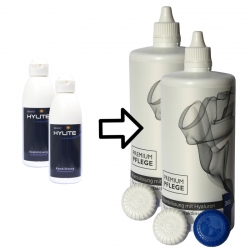 Ersatz für Hylite Kombilösung (Prologis)  2 x 360 ml Premium Pflege Kombilösung mit Hyaluron