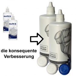 Ersatz für Multi Comfort Kombilösung (Prologis) Premium Pflege Kombilösung mit Hyaluron 2 x 360ml