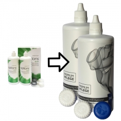 Options Pure Ersatz - Premium Pflege All In One Hyaluron 2x360ml / 2 Behälter