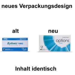 Rythmic Toric 6er Box bekommt eine neue Verpackung