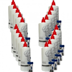 Premium Pflege Peroxidlösung Mega- Sparpack - 20 x 360ml / 20 x Behälter