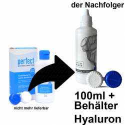 Aus Perfect Aqua Plus Kombilösung (MPG+E) 100ml Reiseset wird Premium Pflege Kombilösung Reiseset mit Hyaluron 100ml / 1 Behälter