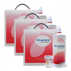 SwissLens Acuacare One Step T 3 x (3 x 360ml / 3 Behälter / 108 Tabs)