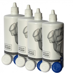 Premium Pflege Kombilösung mit Hyaluron 4 x 360ml / 4 Behälter
