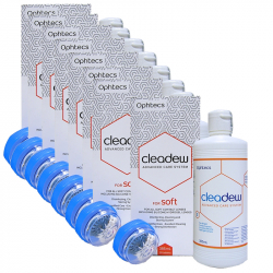 Cleadew for soft Sparpack 8 x a (385ml + 30 Tabletten) Ophtecs