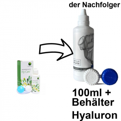 Aus Cooper Hy- Care Reiseset wird Premium Pflege Kombilösung Reiseset mit Hyaluron 100ml / 1 Behälter