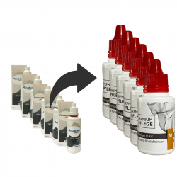 Ersatz für Acuacare cleanFlex---->Premium Pflege - Reiniger HART 6 x 30ml Sparpack