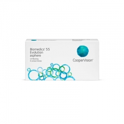 Biomedics 55 Evolution (Cooper Vision) BC 8,6 / 8,9 (-Werte)